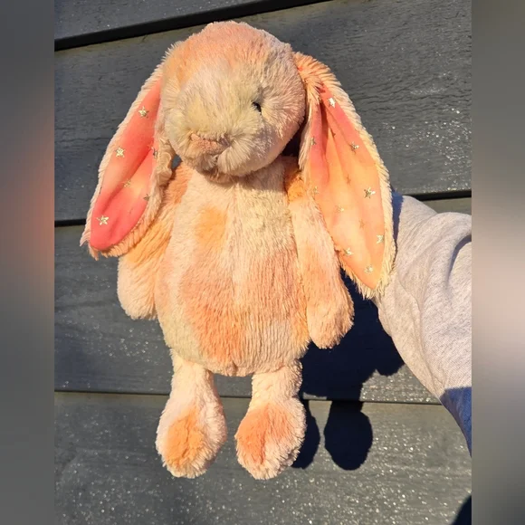 SOLD - Customized Jellycat Medium Twinkle Bunny "Sunny" - Picture 1 of 6